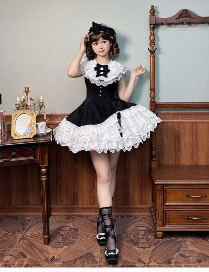 Alice Girl - Arrogant Miss - Sweet Lolita Headband Bow KC Head Accessory