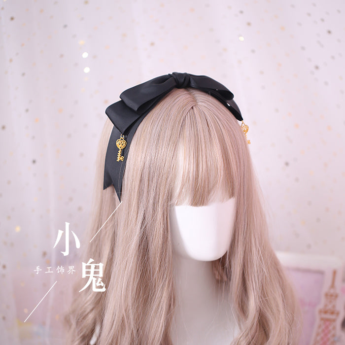 Xiaogui - Gothic Accessories Lolita Bow KC Hairclip