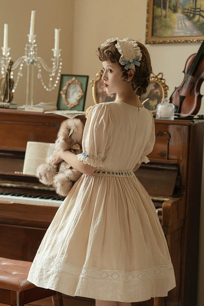 Miss Point - Customized Elegant Lolita OP Dress Cute Daily Girl Short Lolita Dress