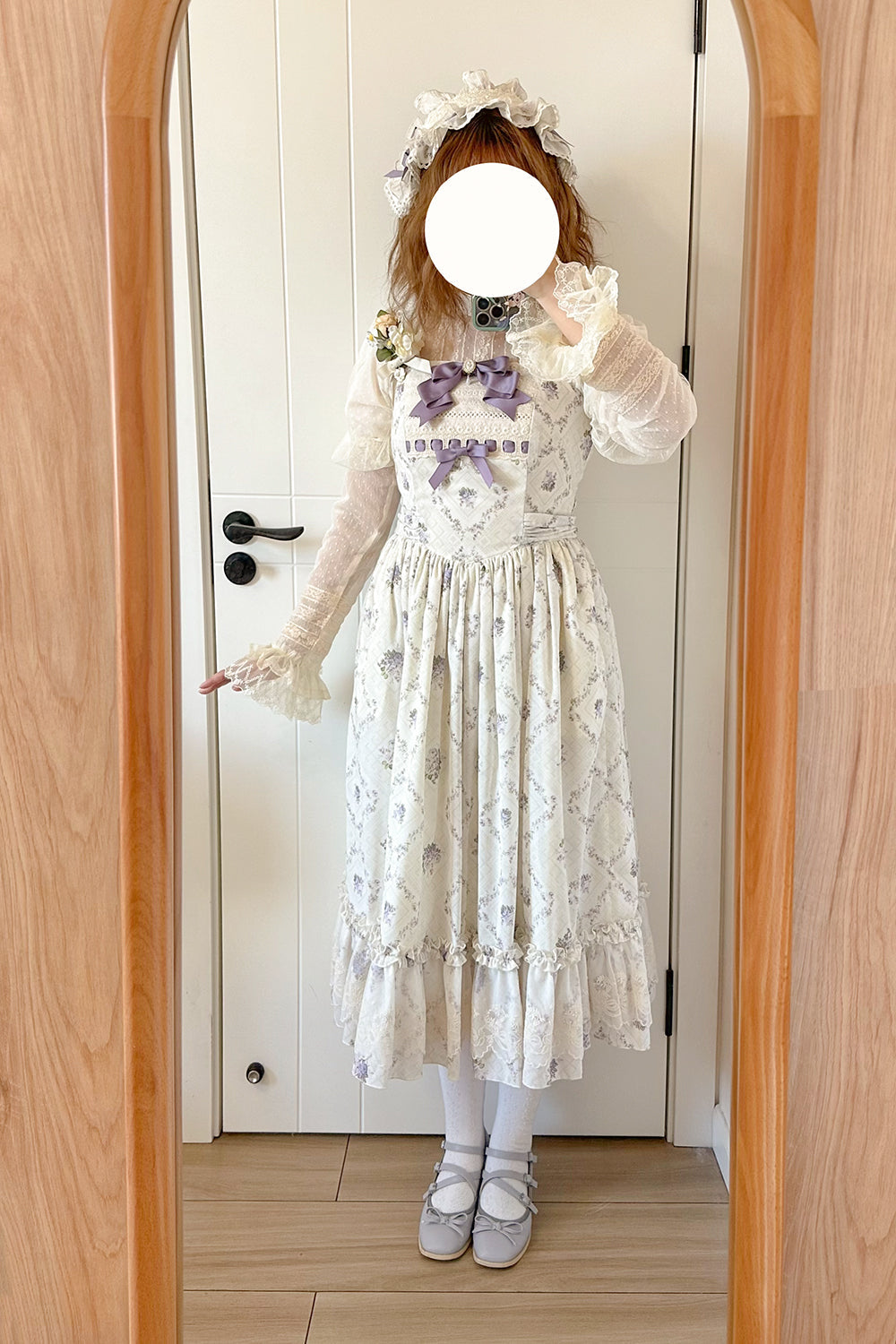 Miss Point - Customized Wood Rose 2.0 Elegant Vintage Jumper Dress