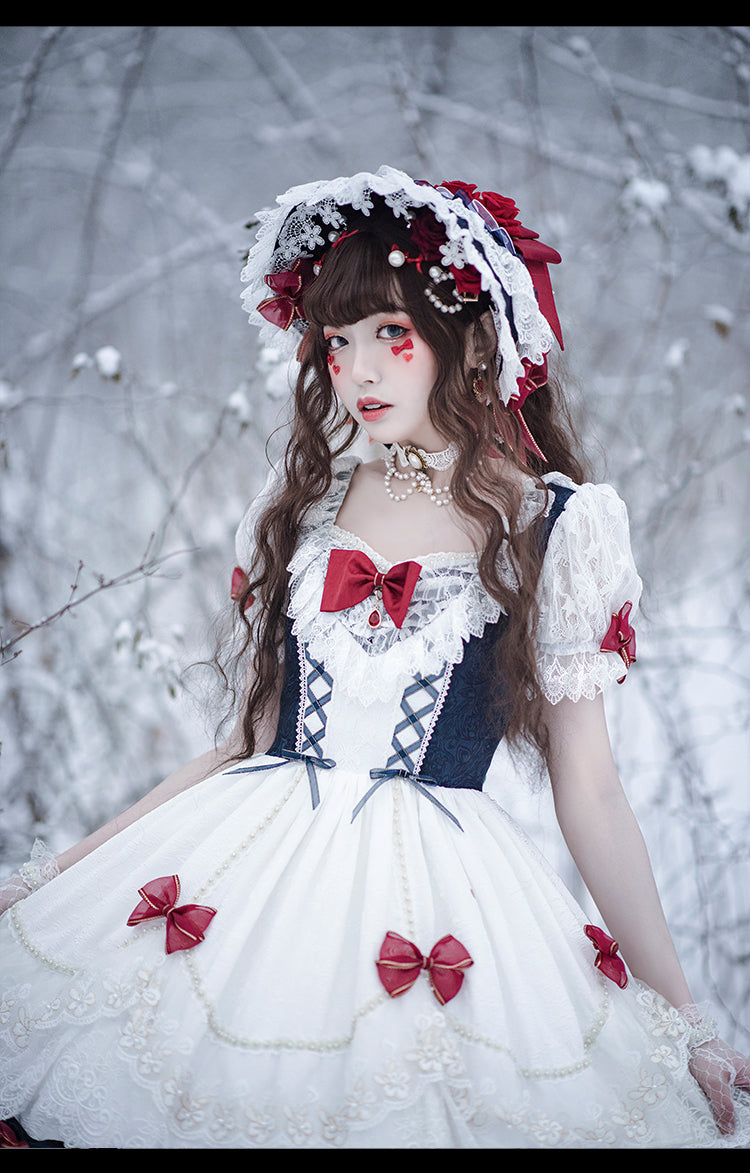 Youpairui - Snow White Sweet Lolita OP Dress