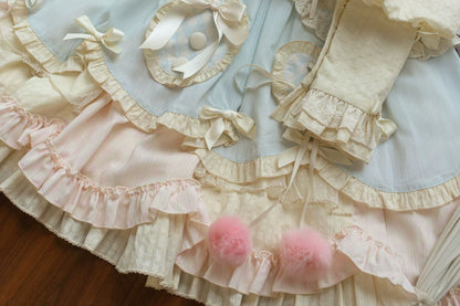 Uncle's Workshop - Sleep Macaron - Sweet Lolita OP Dress Solid Color Dress