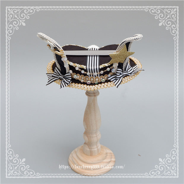 Fox Cherry - Lolita Rabbit Ears Top Hat Multiple colors