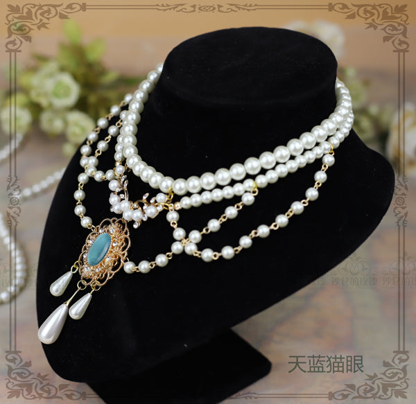 Rose of Sharon - Theresa - Vintage Wedding Lolita Necklace