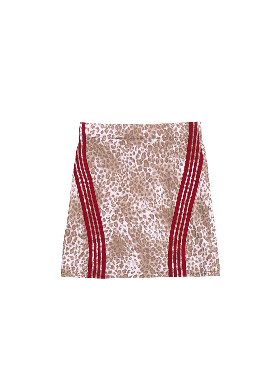 Spice Leopard Mini Skirt