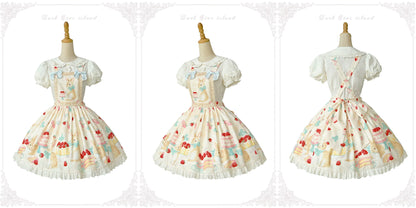 Dark Star Island - Honey Bunny Cake - Sweet Lolita JSK/OP/Strap SK/Shirt