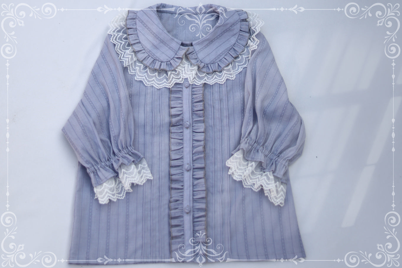 MIST - Sweet Lolita Golilla Short Sleeve Shirt