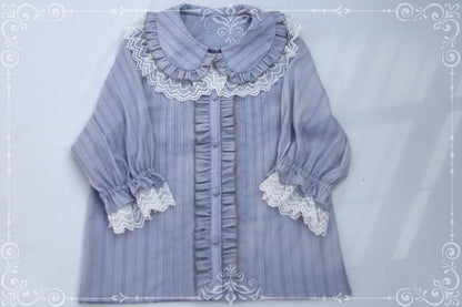 MIST - Sweet Lolita Golilla Short Sleeve Shirt