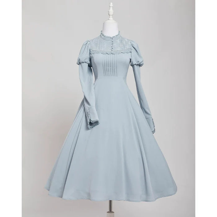 KINOKOKO - Aslan Blessings - Classic Lolita OP Seven-panel Slim Fit Dress with Cape