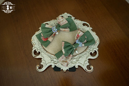 Miss Point - Forest Lolita Small Straw Hat Clip KC Accessory