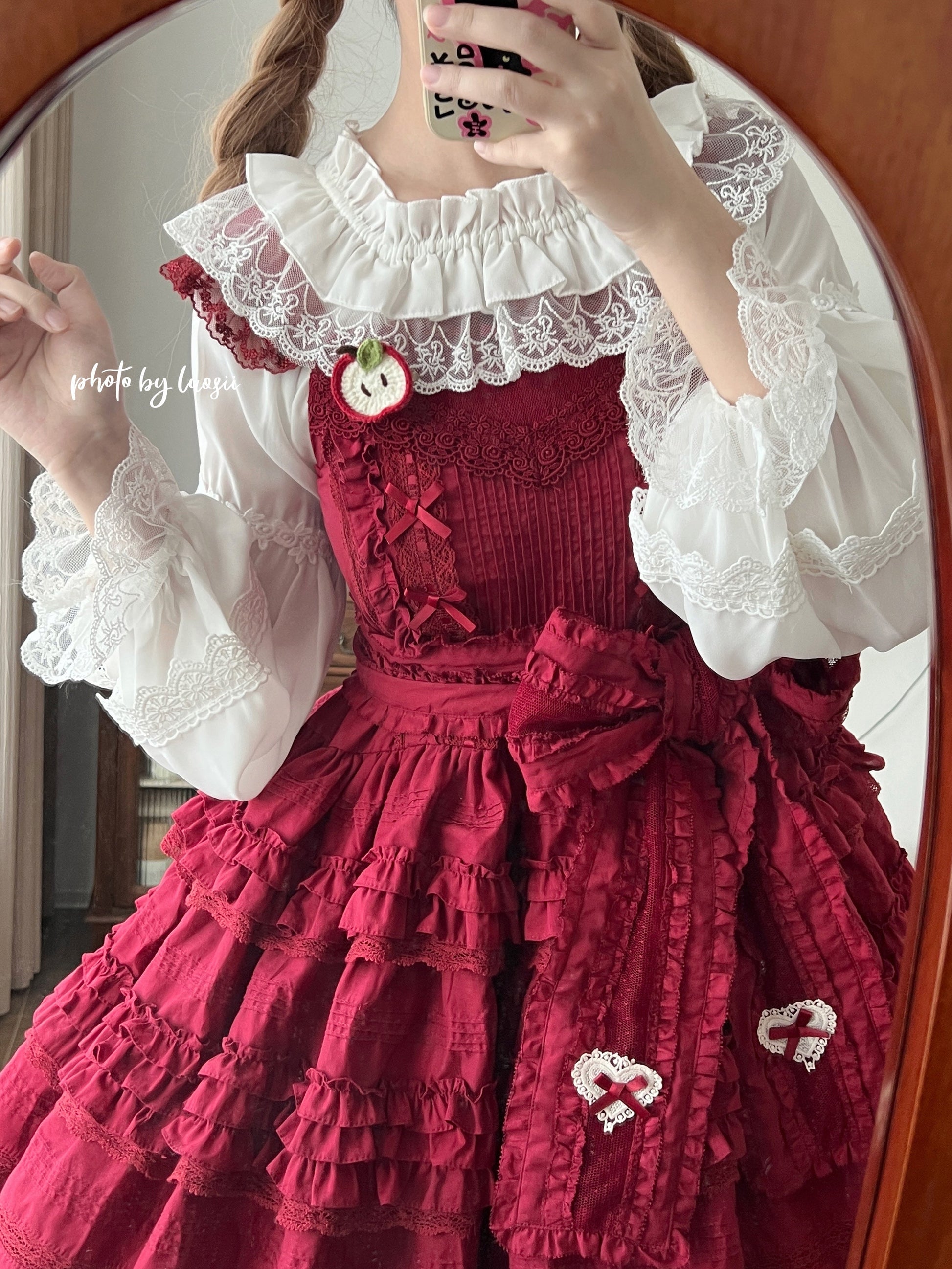 DMFS Lolita - Chiffon Off-Shoulder Classic Lolita Blouse