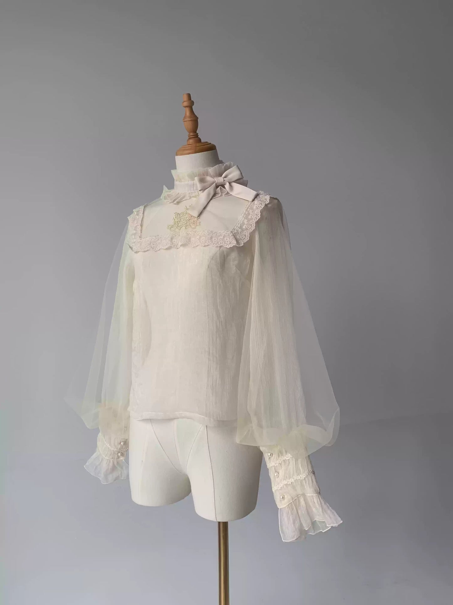 ZJstory - 14-line Poem Set - Classic Lolita Separate Dress Set Tiered Ruffles Skirt