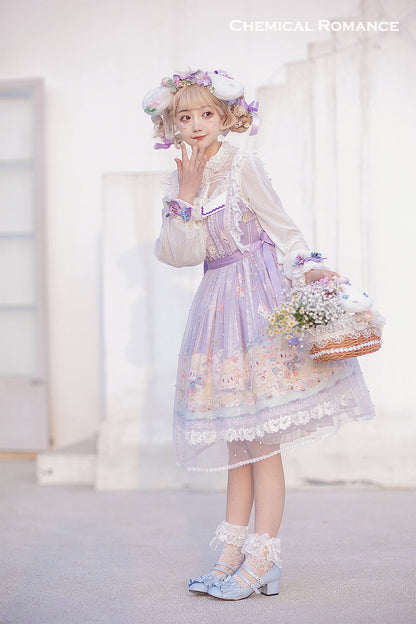 Chemical Romance - Lamb Postman - Sweet Lolita Printed JSK Dress