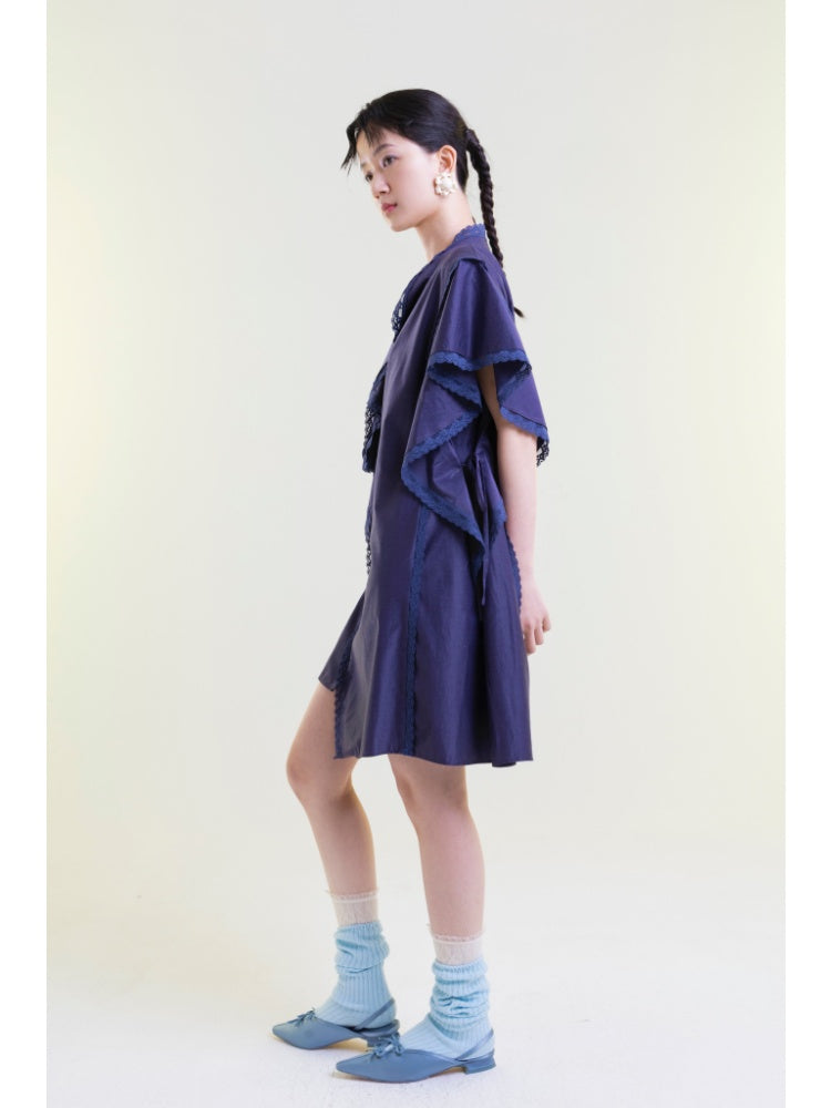 Ruffles Asymmetry Dress【s0000001892】