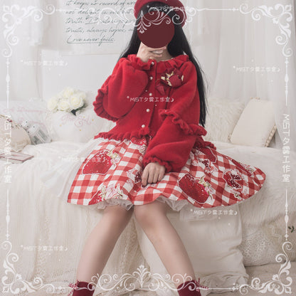 MIST - Small Ointment - Sweet Lolita Thick Sweater Coat Puff Sleeve