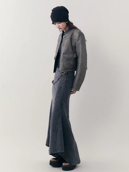 Retro jacket and A-line skirt【s0000007252】