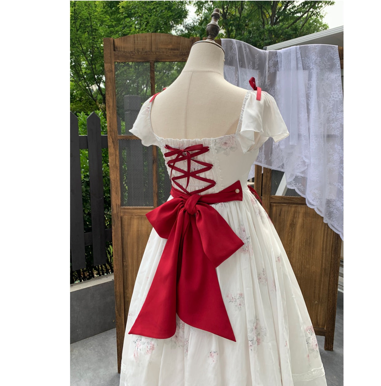 Sweet Wood - Elegant Floral Sweet Lolita OP Corset Accessory