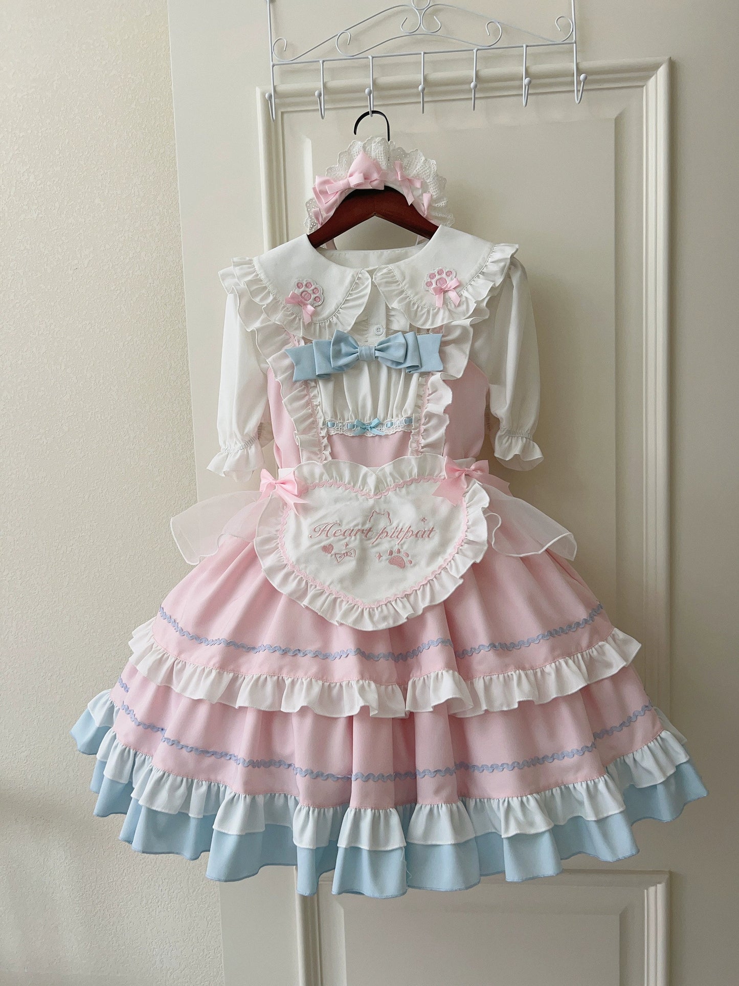 Sugar Girl - Cat Ear Tale - Sweet Lolita Jumper Dress Suspender Dress