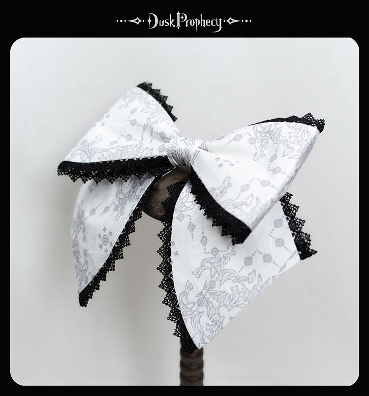 DuskProphecy - Coccyx - Elegant Lolita Hair Accessories Set Multicolors