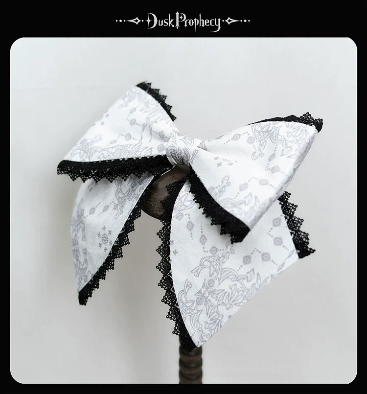 DuskProphecy - Coccyx - Elegant Lolita Hair Accessories Set Multicolors