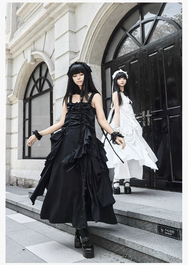 With PUJI - Dream - Daily Twins Lolita JSK, Loose Fit, Hidden Pockets