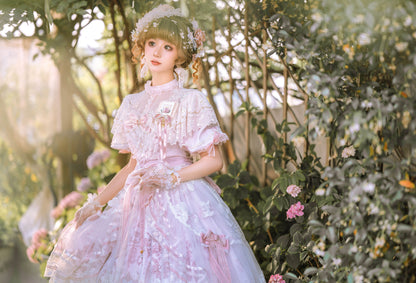 Garden Cat - Sunset Realm Lolita Bride Gorgeous OP FS