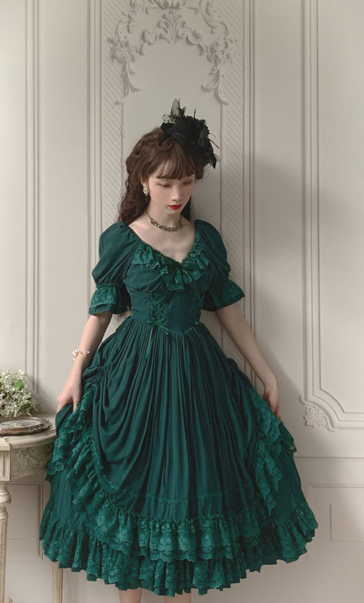Sweet Wood - CLA Vintage French Lolita OP Dress