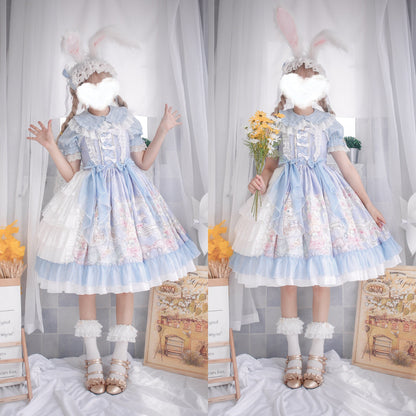 MIST - Sweet Lolita Golilla Short Sleeve Shirt