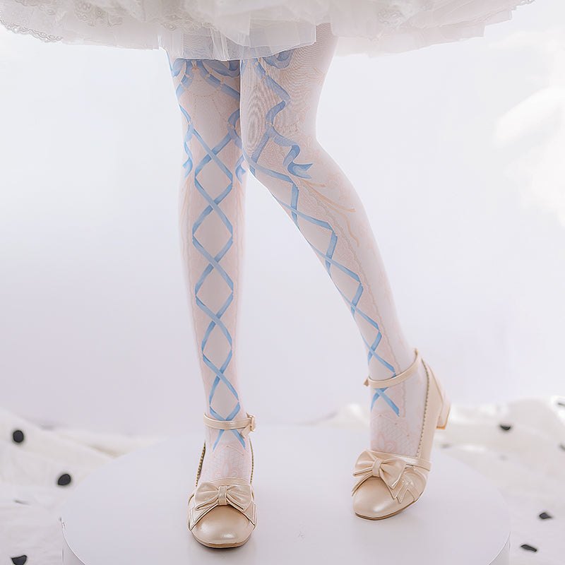 Roji roji - 120D Velvet Sweet Lolita Tights