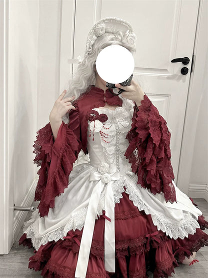 LeMiroir - Saint - Gothic Lolita Bolero Skirt Mermaid Dress Corset