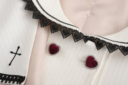 Immortal Thorn - Ouji Lolita Handsome White Prince Wind Coat