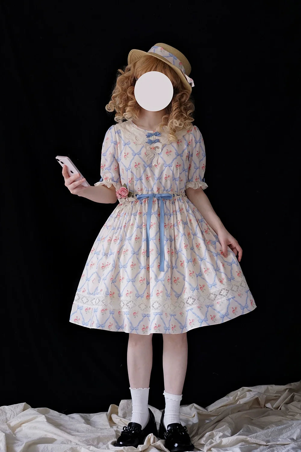 Miss Point - Customized Elegant Lolita OP Dress Cute Daily Girl Short Lolita Dress