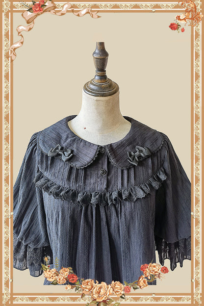 Infanta - Doll Lolita Cotton Short Sleeve Blouse