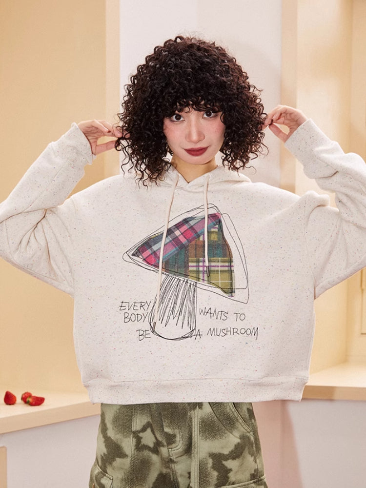 Hooded embroidered sweatshirt【s0000006559】