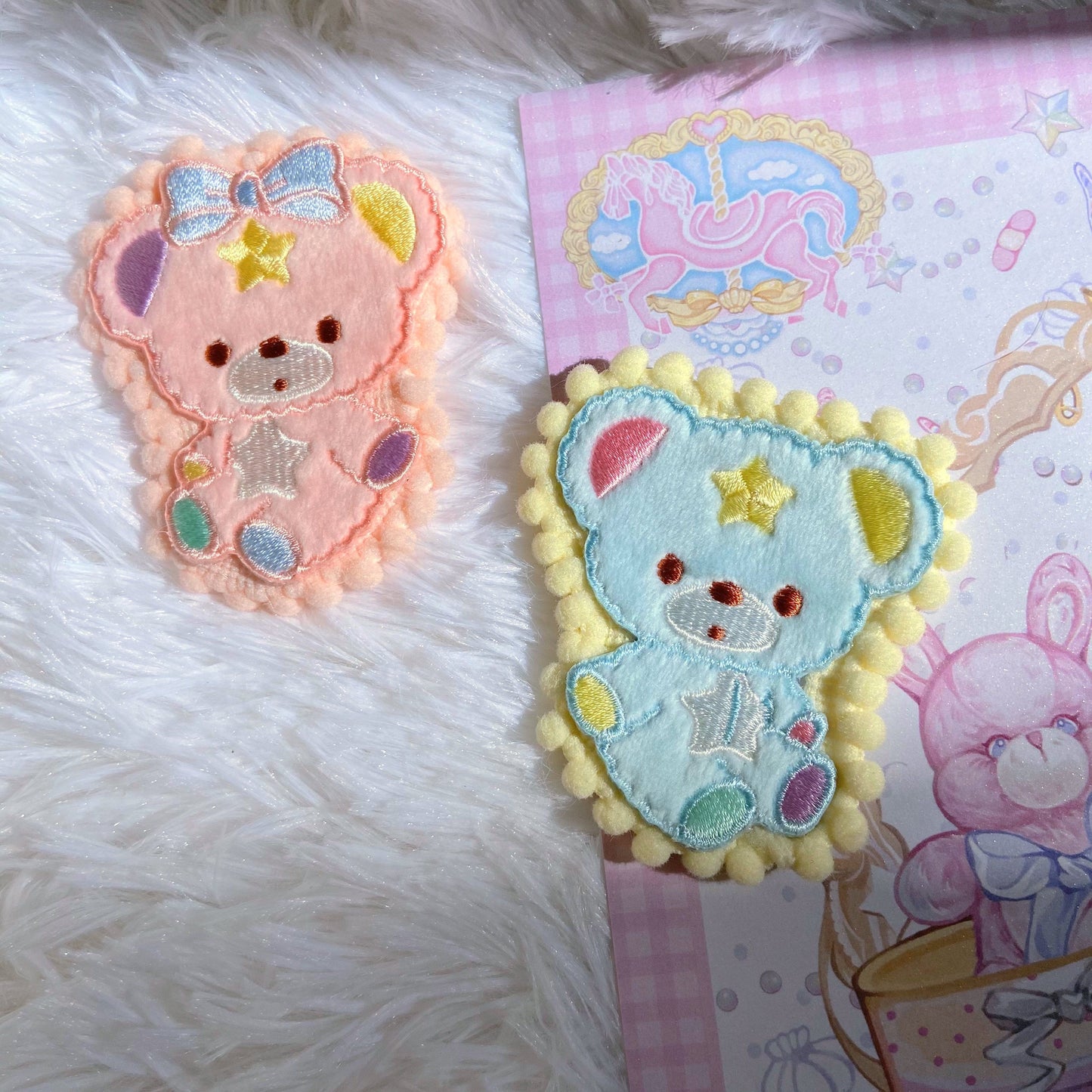 Bear Doll - D&I&T - Cute Lolita Badge and Hair Clip Accessory