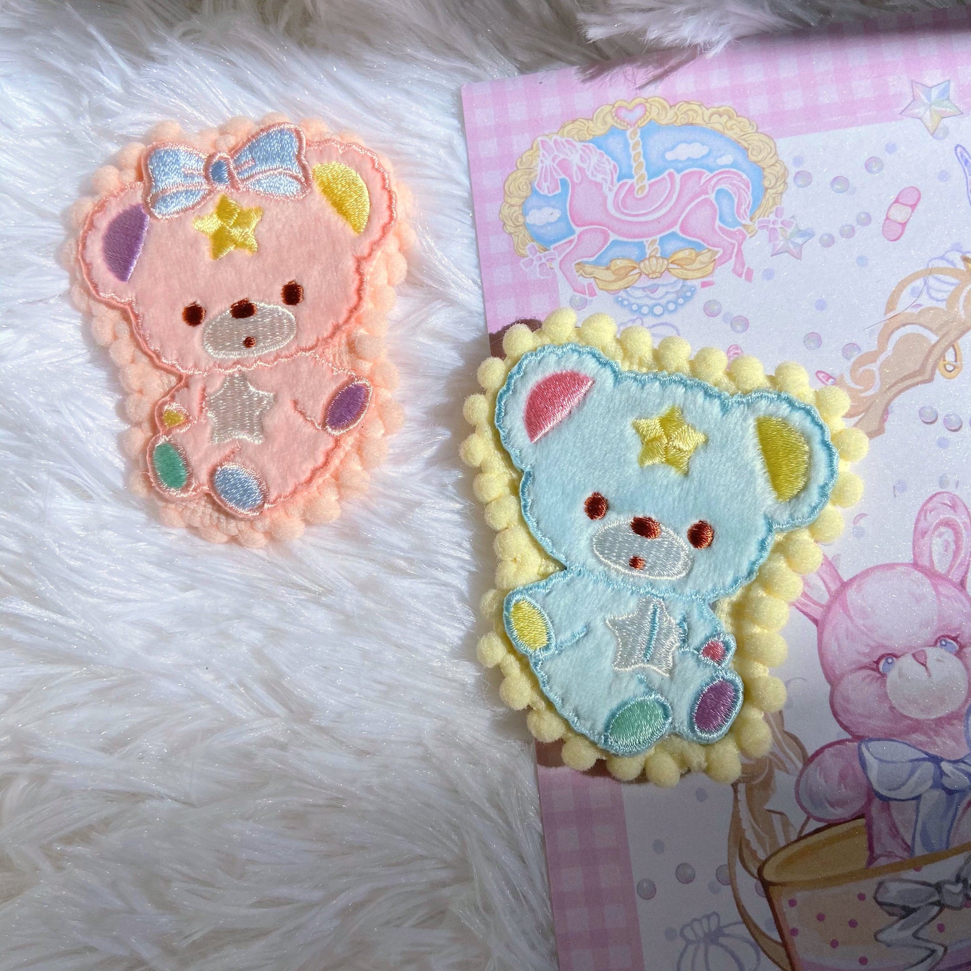 Bear Doll - D&I&T - Cute Lolita Badge and Hair Clip Accessory