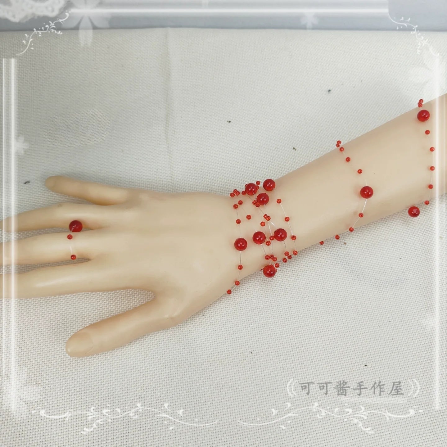 Cocoa Jam - Halloween Gothic Lolita Accessories, White Bride Style