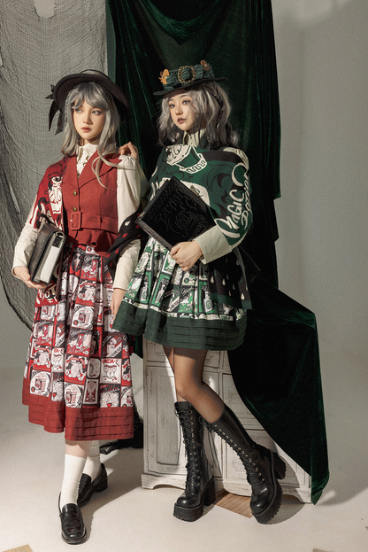 Frogic Studio - Magic Pharmacy - Vintage Lolita Vest Retro High-Waisted Lolita Vest