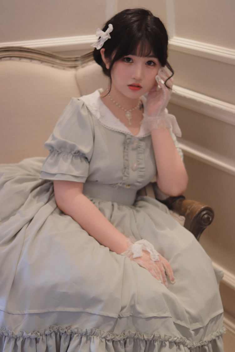 Sweet Wood - Plus Size Vintage Lolita OP Dress