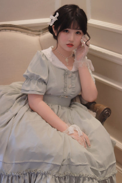 Sweet Wood - Plus Size Vintage Lolita OP Dress