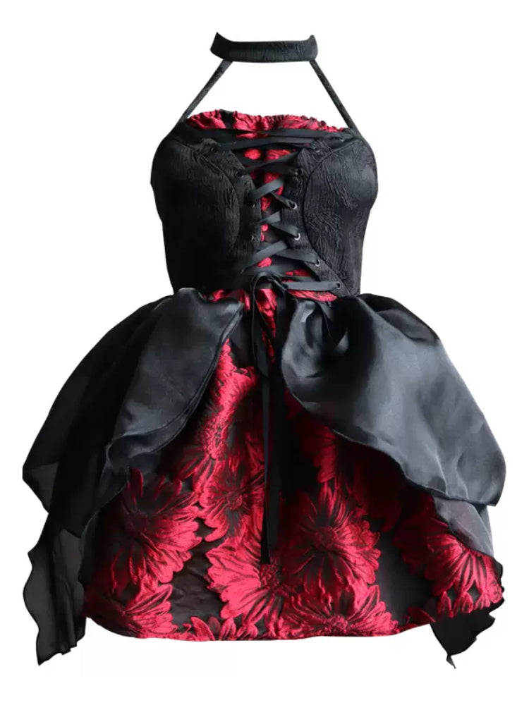 Dark princess tutu skirt dress【s0000006234】