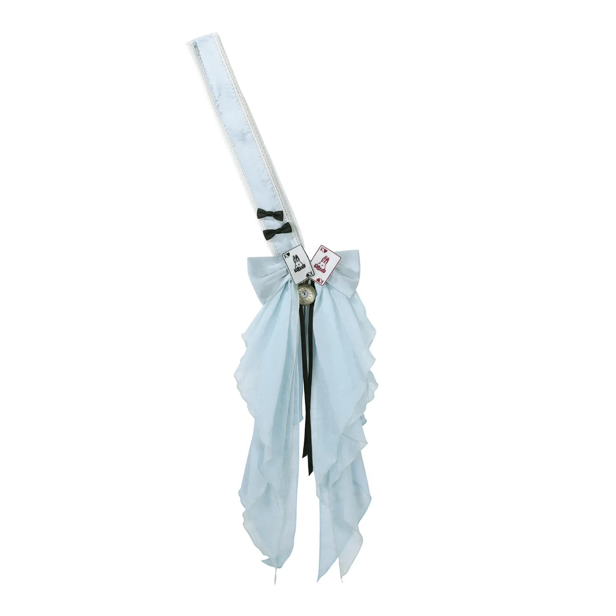 Your Princess - Alice in Time - Checkered Ouji Lolita Suit With Card & Rabbit Accents