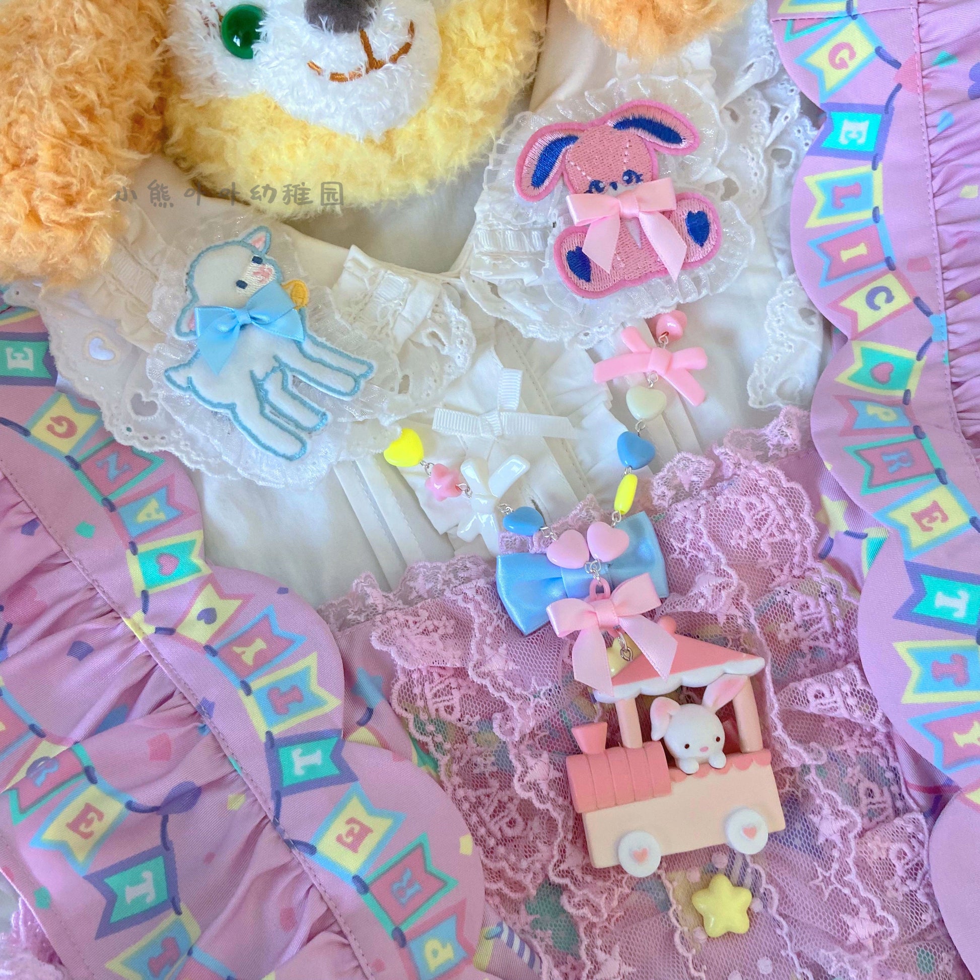 Bear Doll - Sweet Lolita Rabbit Necklace Sweater Chain JK Accessories