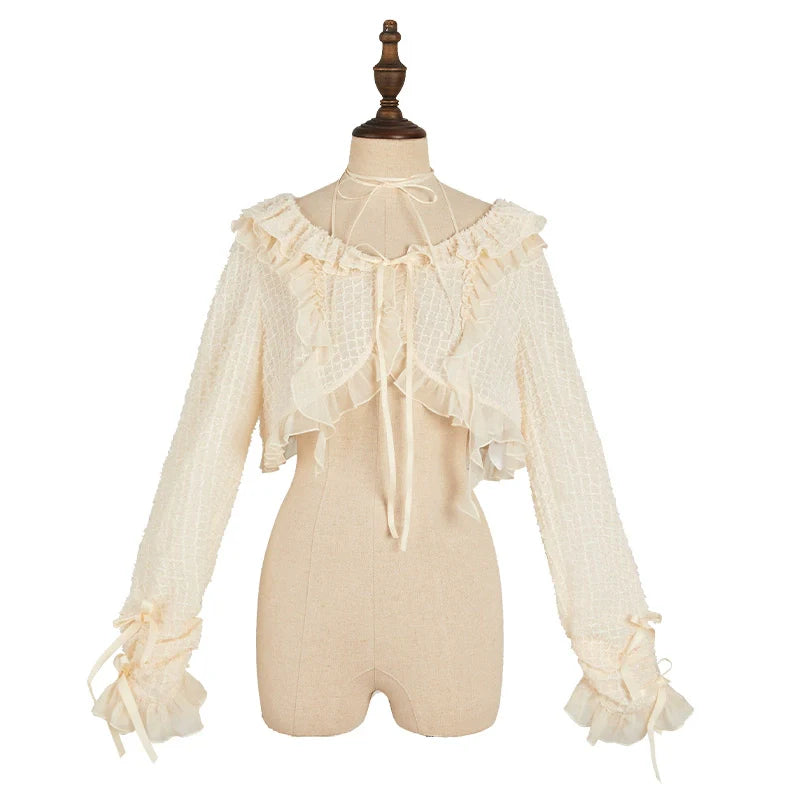 Nuit De Cellophane - A Thousand Moonfalls - Elegant Lolita JSK Dress Thin Cardigan