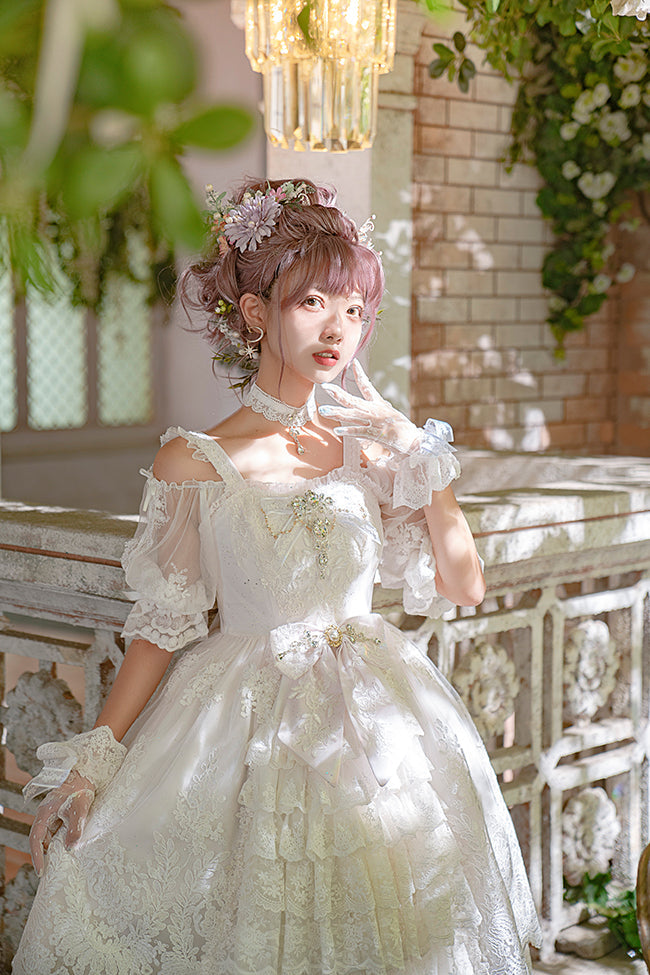 Sweet Wood - Secret Garden In Midsummer - Elegant Lolita Bridal JSK