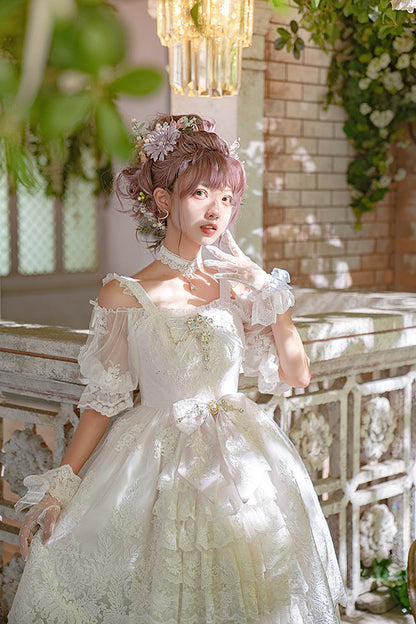 Sweet Wood - Secret Garden In Midsummer - Elegant Lolita Bridal JSK