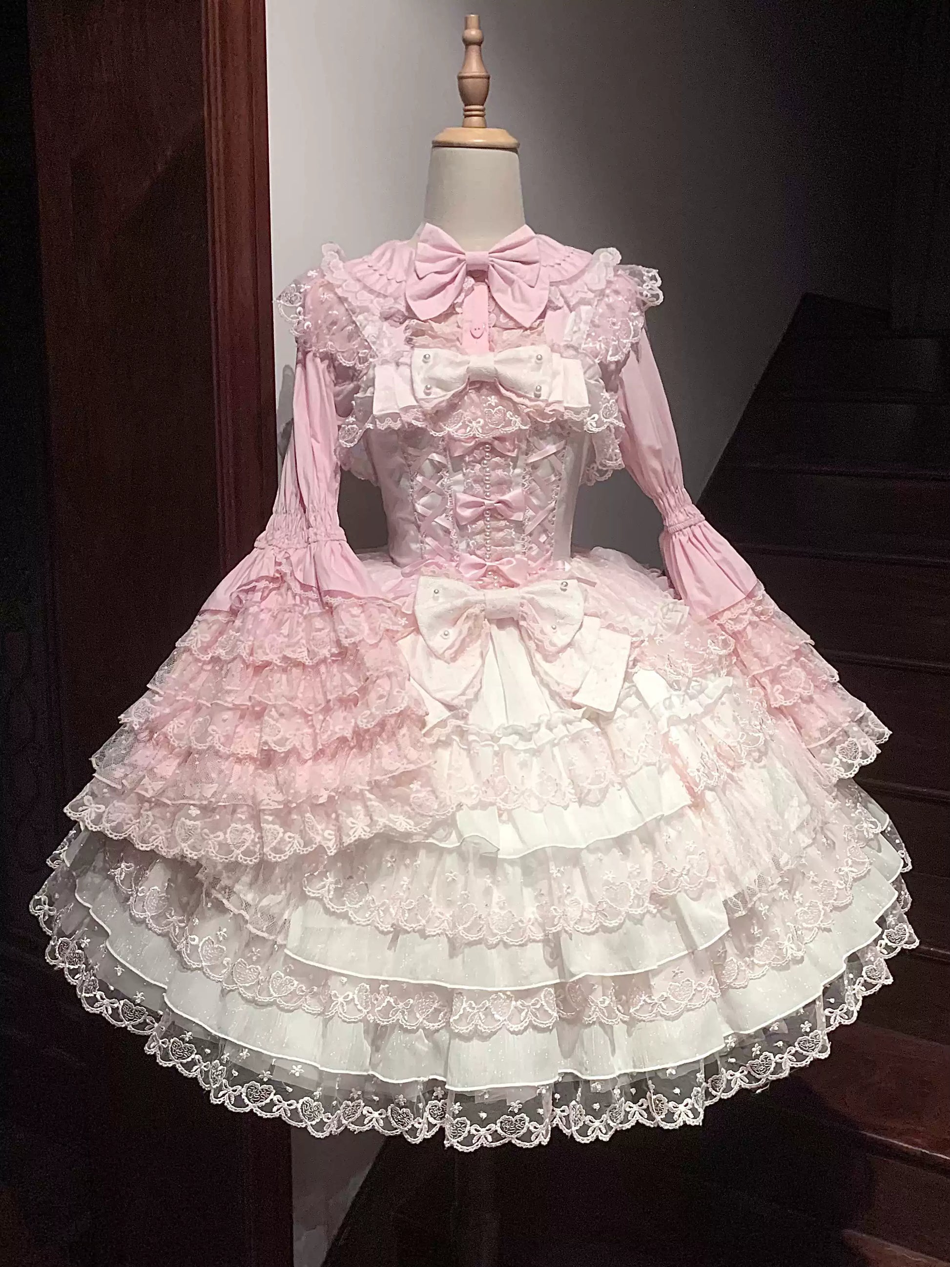 Sugar Girl - Love Overture - Sweet Lolita JSK, Tiered Ruffles Dress