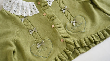 Dark Star Island - Sugar Frost - Sweet Lolita Cardigan Knit Embroidered Sweater