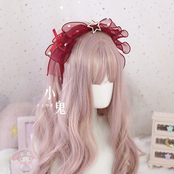 Xiaogui - Daily Lolita KC, Bow Pearl Headband