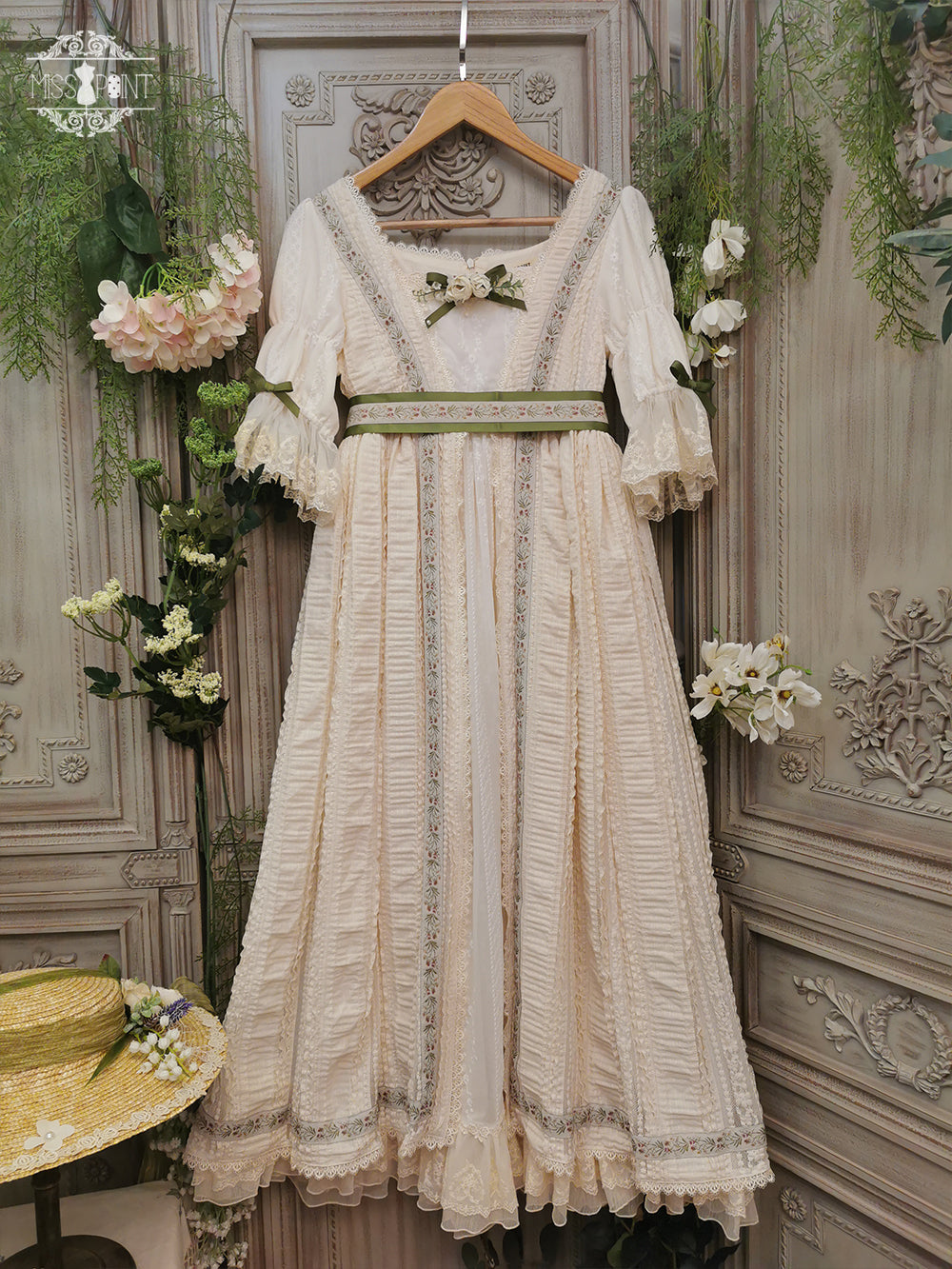 Miss Point - The Sally Gardens - Elegant Lolita Lotus Sleeves OP Dress